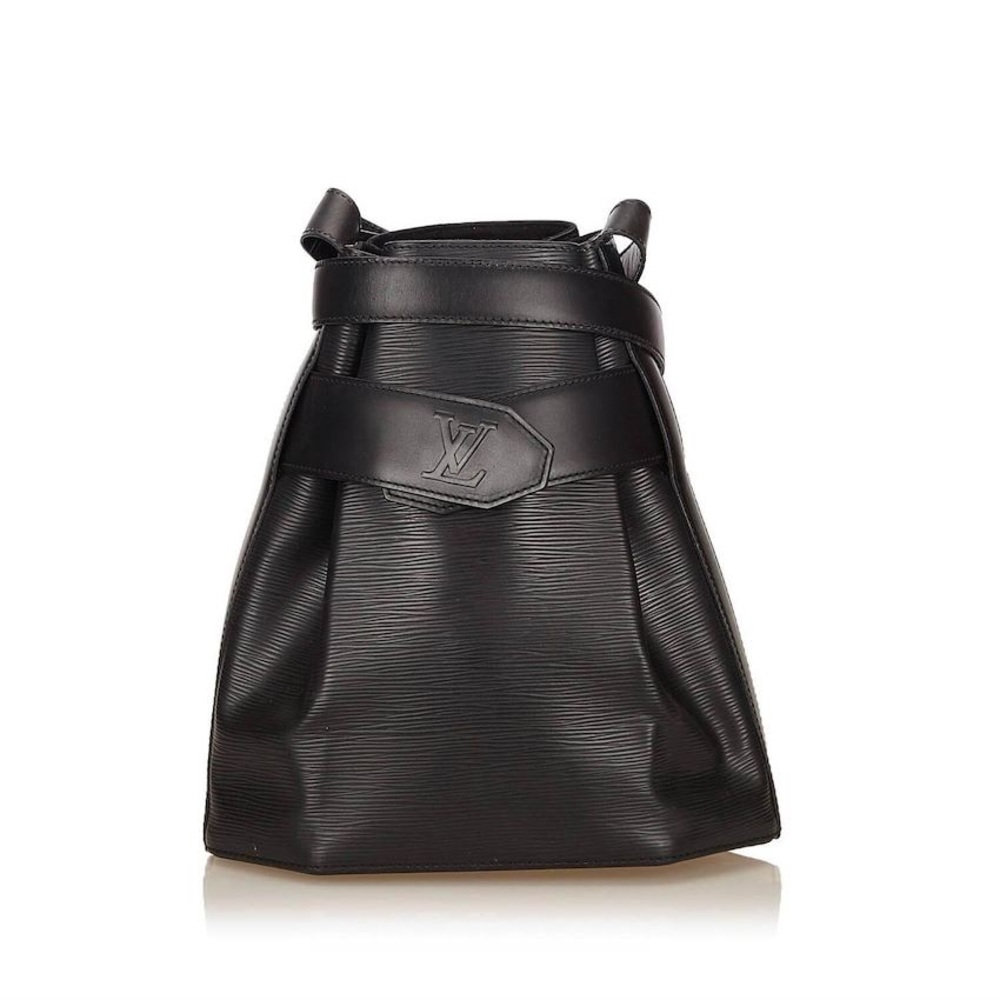 Louis Vuitton Black EpiLeather Sac D'Epaule GM Bag